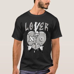 T-shirt Loser Grey Lover Coeur Déchets Teil Pour Hommes Fe