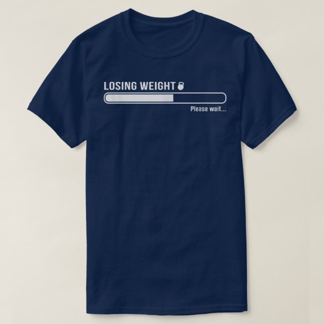 T-shirt Losing Weight Motivation Diet Workout (Design devant)