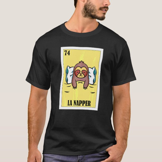 T-shirt Loterie de couchage Design de loterie mexicaine Lo (Devant)