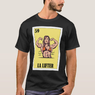 T-shirt Loterie de Fitness espagnole Bingo mexicain La Lif