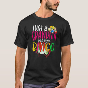 T-shirt Lotterie de jeu Lecteur de Bingo retraité Grandma