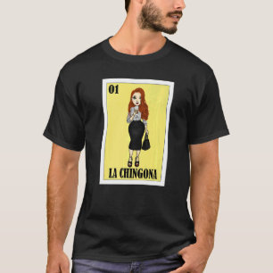 T-shirt Lotterie mexicaine Tête rouge La Chingo
