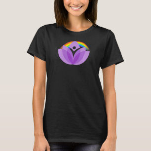 T-shirt Lotus vert Yoga Femme  7