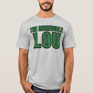 T-shirt Lou Incroyable - Typographie à motif de brique ver