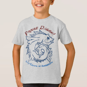 T-shirt Louange Dagon Innsmouth Lovecraft Poisson Horreur