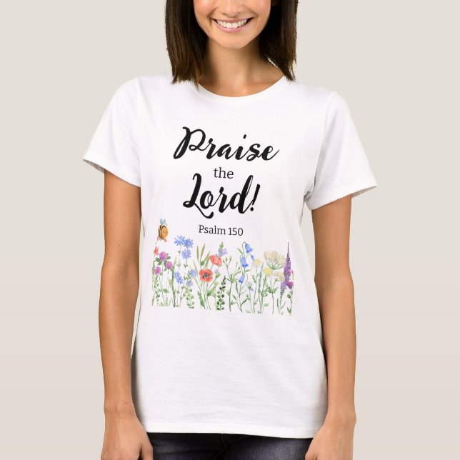 T-shirt Louange le Seigneur (Devant)