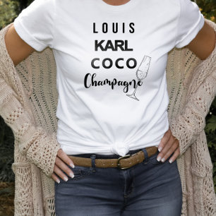 T-shirt Louis Coco Champagne Déclaration