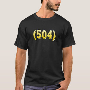 T-shirt Louisiana 504 Indicatif régional Nouvelle-Orléans 