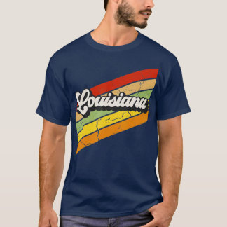 T-shirt Louisiane vintage 80s Retro