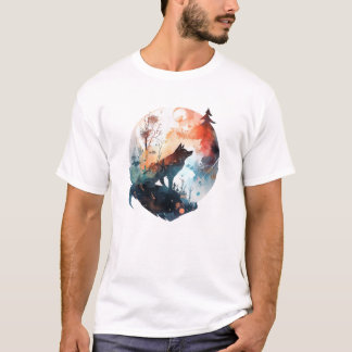 T-shirt loup