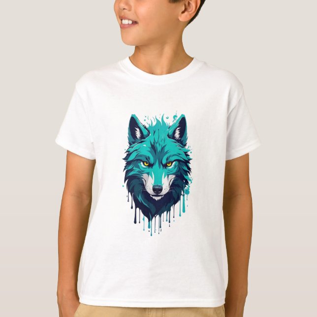 T-shirt loup (Devant)