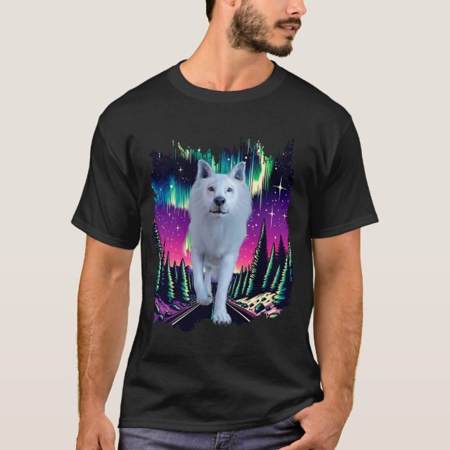 T-shirt Loup Arctique (Devant)