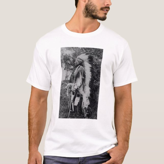 T-shirt Loup blanc, un chef de Comanche, c.1891-98 (Devant)
