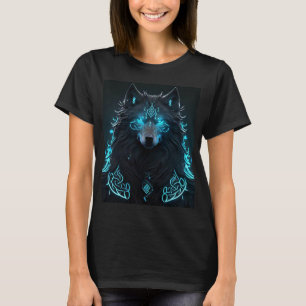 T-shirt Loup bleu celtique
