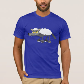 T-shirt Loup dans l'habillement du mouton