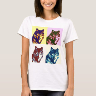 T-shirt Loup d'art de bruit