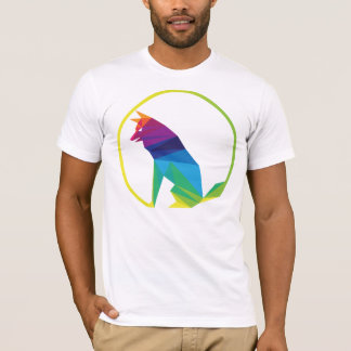T-shirt Loup de couleur