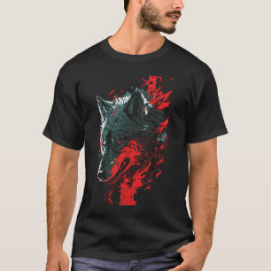 T-shirt Loup de feu en action