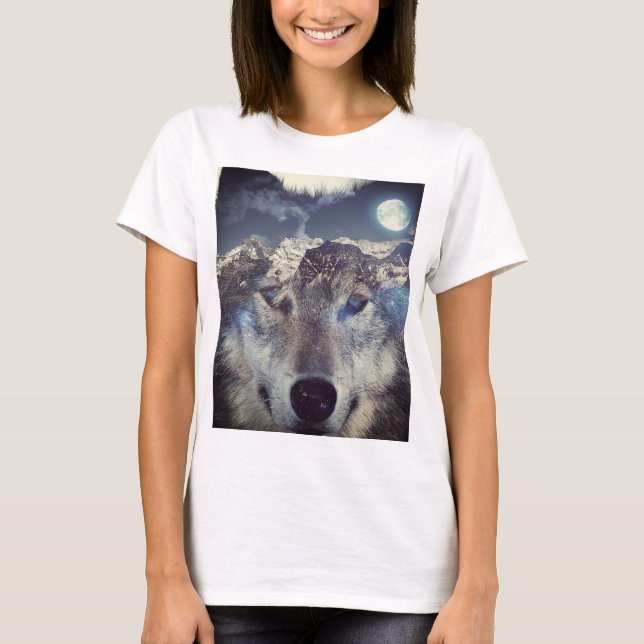 T-shirt Loup de montagne (Devant)