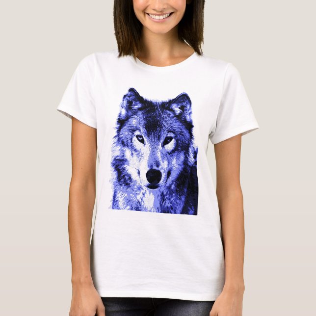 T-shirt Loup de nuit (Devant)