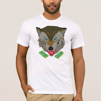 T-shirt Loup de Wallstreet