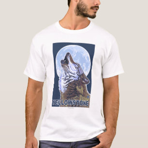 T-shirt Loup de YellowstoneHowling