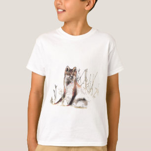 T-shirt Loup d'hiver