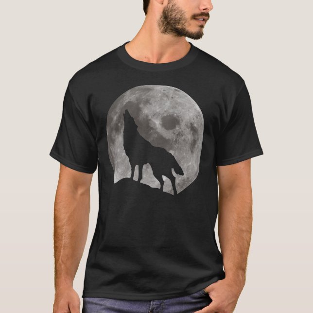 T-shirt Loup d'hurlement (Devant)