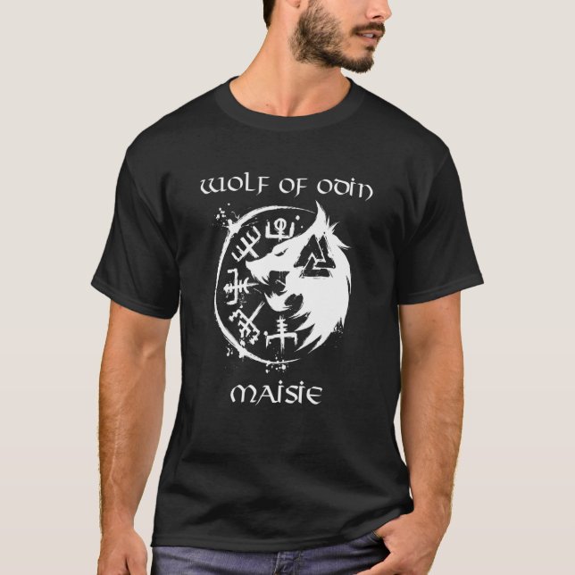 T-shirt Loup D'Odin Maisie Personnalisé (Devant)