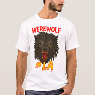 T-shirt Loup-garou à LA vintage tee horreur