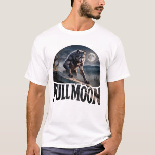 T-shirt Loup-garou de pleine lune