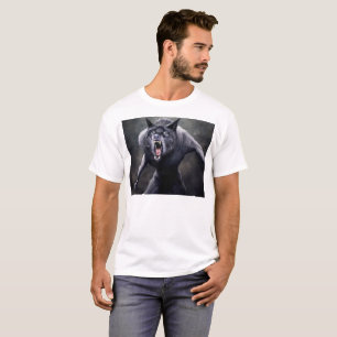 T-shirt loup-garou effrayant