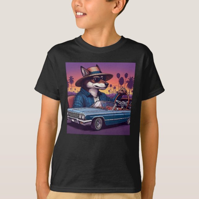 T-shirt Loup Lowrider Wolfy (Devant)