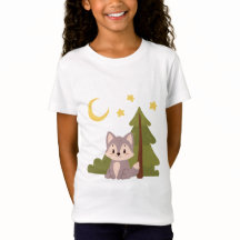 Loup mignon dans la forêt