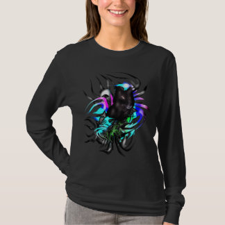 T-shirt Loup noir