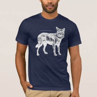 T-shirt Loup sarcastique "que je ne peux pas expliquer et