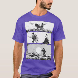 T-shirt loup solitaire et petit