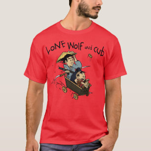 T-shirt loup solitaire et ronin des petits