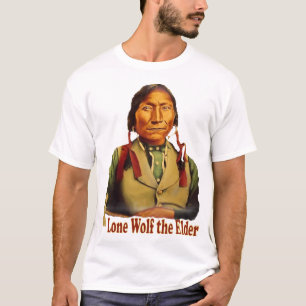 T-shirt Loup solitaire/T-shirt américain d'holocauste