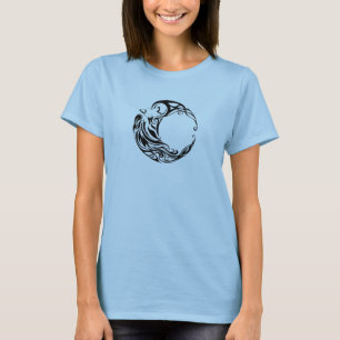 T-shirt Loup tribal