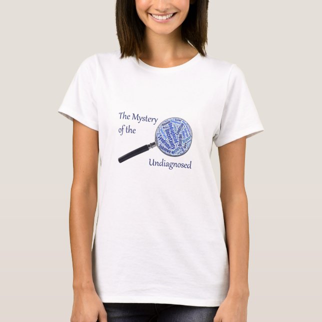 T-shirt Loupe de mystère de non disgnostiqué (Devant)