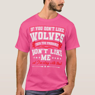 T-shirt Loups Amoureux des animaux Biologistes Wolf