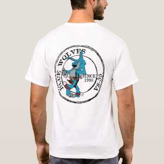 T-SHIRT LOUPS BLEU DEPUIS 1990