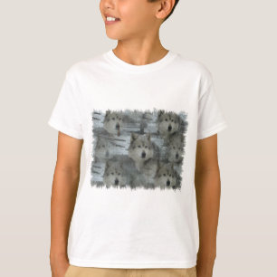 T-shirt Loups dans le sweatshirt sauvage