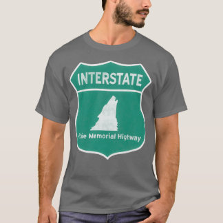 T-shirt Loups de la route commémorative Pluie-Ouest seulem