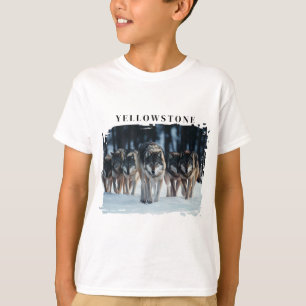 T-shirt Loups de Yellowstone Enfants