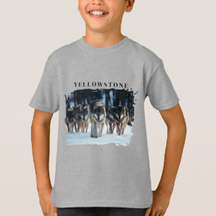T-shirt Loups de Yellowstone Enfants