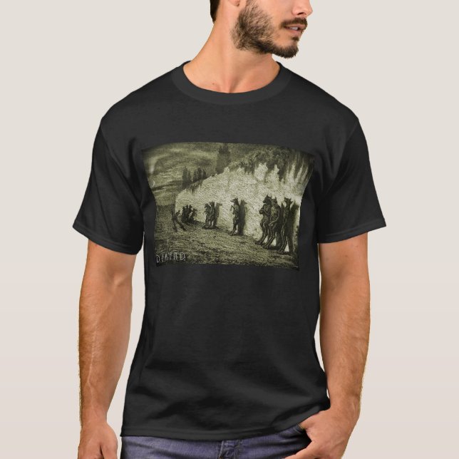 T-shirt Loups-garou de attente (Devant)