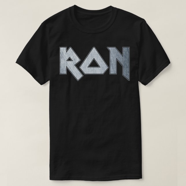 T-shirt Lourd métal Ron (Design devant)