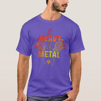 T-shirt Lourde musique métallique 14